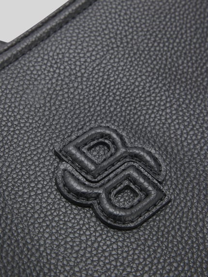 BOSS Shopper aus Kunstleder mit Logo-Prägung Black 5