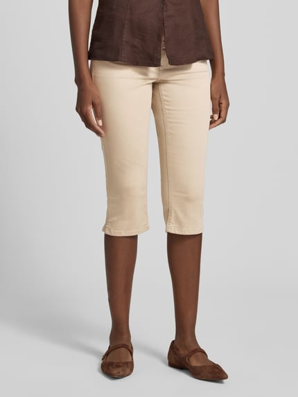 ANGELS Caprihose mit elastischem Bund Modell 'AnnaCapri Sporty' Sand 4