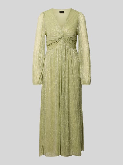 s.Oliver BLACK LABEL Tailliertes Freizeitkleid mit Unterkleid Apfel 2