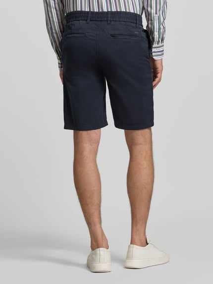 BOSS Orange Szorty chino o kroju tapered z mieszanka bawełny Granatowy 5