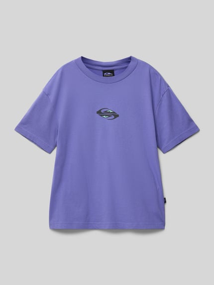 Quiksilver T-Shirt mit Rundhalsausschnitt Modell 'GLOBAL HEAT' Lila 1