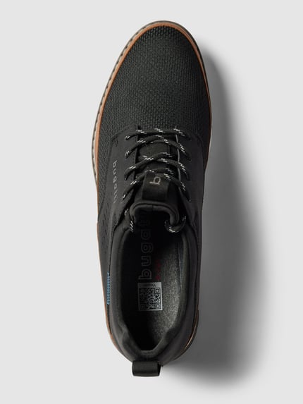 bugatti Sneaker mit Label-Print Modell 'Sandman' Black 3