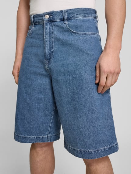 Jake*s Studio Men Regular Fit Jeansshorts im 5-Pocket-Design Blau 3