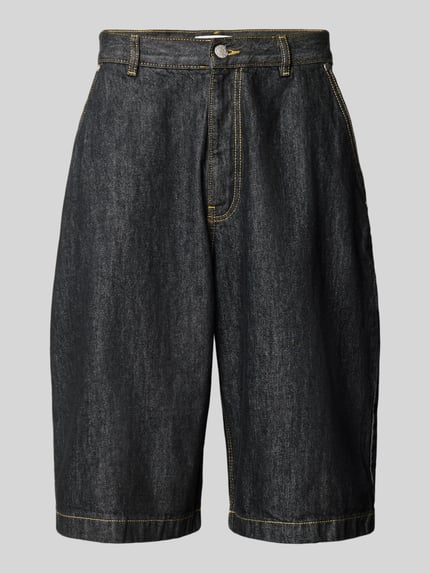 Baggy Fit Jeans Shorts mit Gürtelschlaufen - Jorts Shop The Look MANNEQUINE