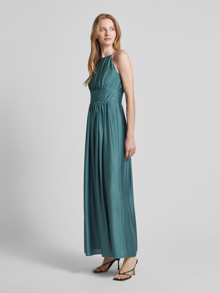 SWING Abendkleid mit Spaghettiträgern Gruen 1