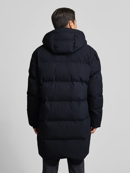 CINQUE Gewatteerde jas met capuchon Marineblauw - 5