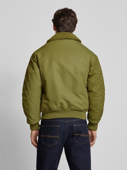 Jake*s Studio Men Bomberjacke mit Umlegekragen Oliv 5