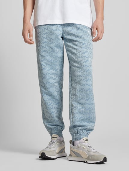 PUMA Performance Sweatpants mit Allover-Muster Hellblau 4