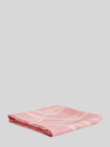 Tommy Hilfiger Tuch aus reiner Seide mit Logo-Print Pink 3