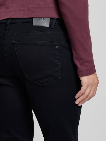 Brax slim fit jeans met 5-pocketmodel model 'CHUCK' Marineblauw - 3