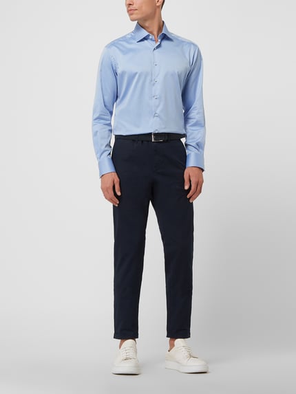 Matinique Chino mit Stretch-Anteil Modell 'Liam' Marine 1