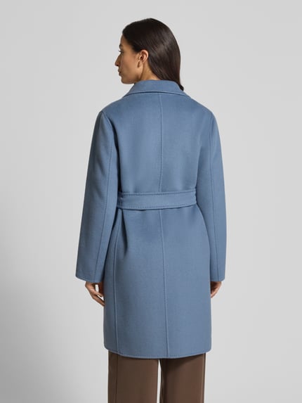 Marella Taillierter Mantel aus Woll-Mix Modell 'PANCIA' Rauchblau 5