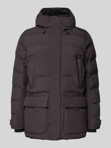 Save The Duck Steppjacke mit Kapuze Modell 'QUINLAN' Dunkelbraun 2