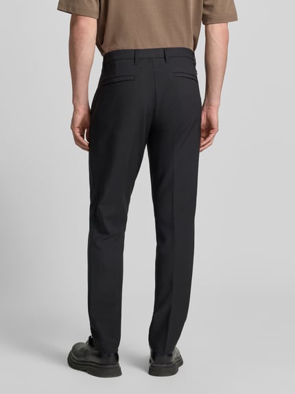 MCNEAL Straight Fit Stoffhose mit Bügelfalten Black 5