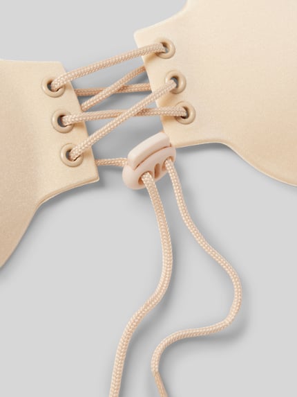 MAGIC Bodyfashion Push-up-bh met kleefpads, model 'Va-Va-Voom' Beige - 3