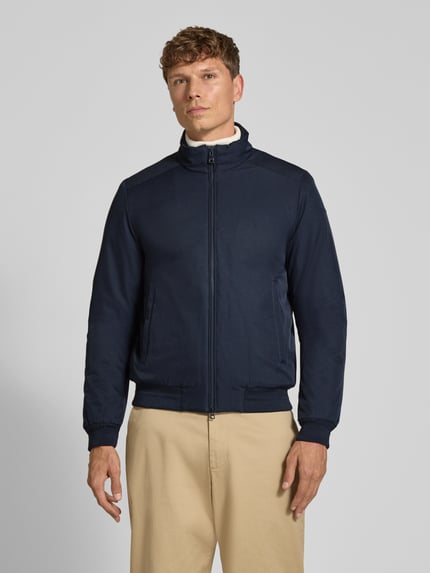 Geox Regular Fit Blouson mit Zweiwege-Reißverschluss Marine 4