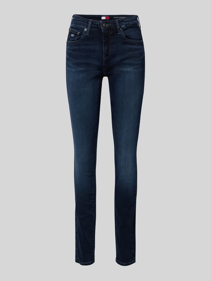 Tommy Jeans Skinny Fit Jeans aus Baumwoll-Mix Modell 'SOPHIE' Dunkelblau 2