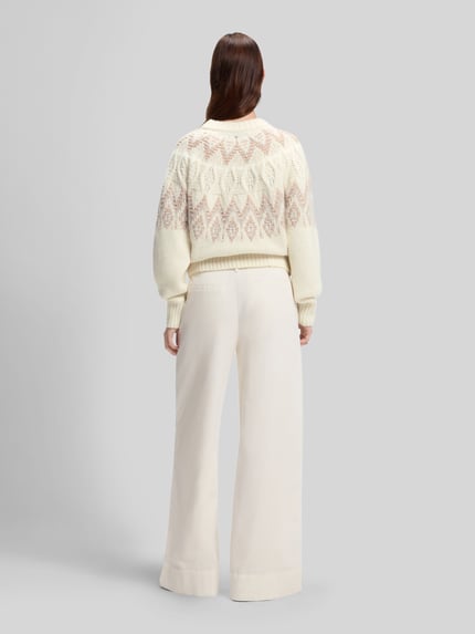 BOSS Orange Pullover mit Ballonärmeln Modell 'C_Fyrata' Offwhite 5