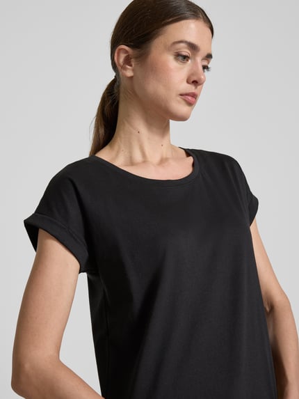 VILA T-Shirt mit Rundhalsausschnitt Modell 'DREAMERS' Black 3