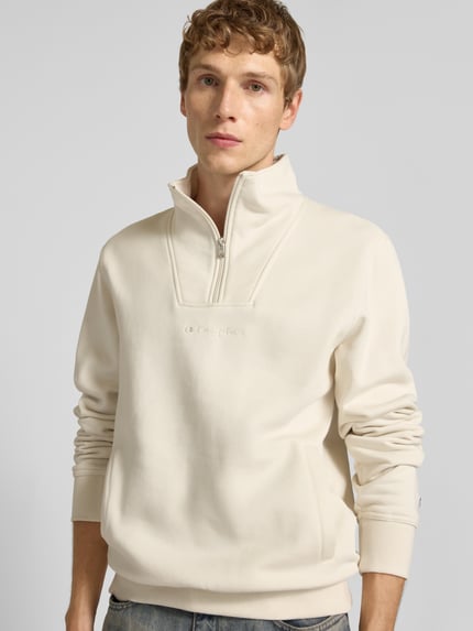 Champion Schipperstrui met logostitching en steekzakken Offwhite - 3