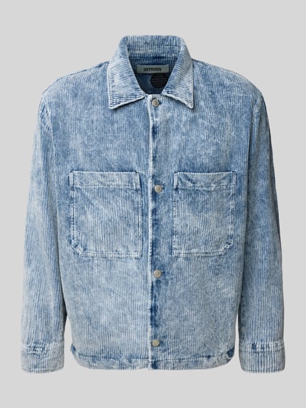 DRYKORN Overhemdjack met knoopsluiting, model 'DIARD' Jeansblauw - 2