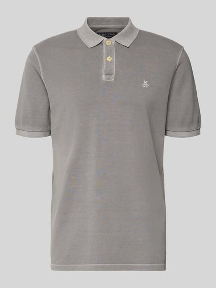Marc O'Polo Poloshirt aus Baumwolle Hellgrau 2