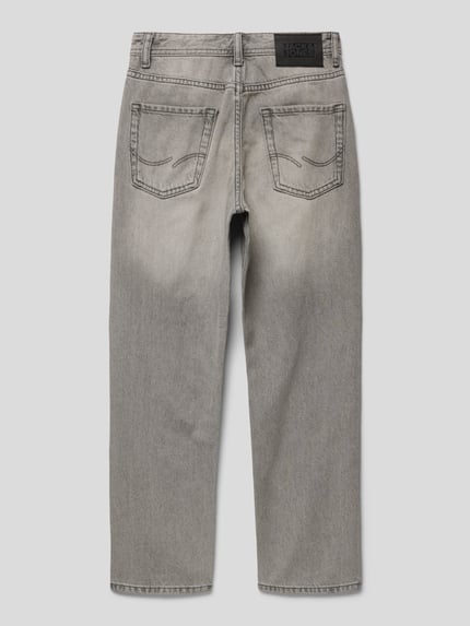 JACK & JONES Regular fit jeans in 5-pocketmodel, model 'CHRIS' Middengrijs gemêleerd - 3