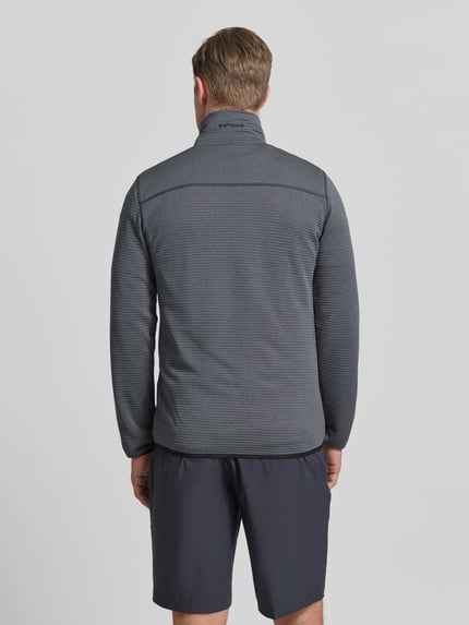 Icepeak Regular fit Fleecejack met opstaande kraag Model 'Berthold' Steengrijs - 5