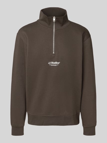 JACK & JONES Troyer mit Troyer-Kragen Modell 'SOHO' Dunkelbraun 2