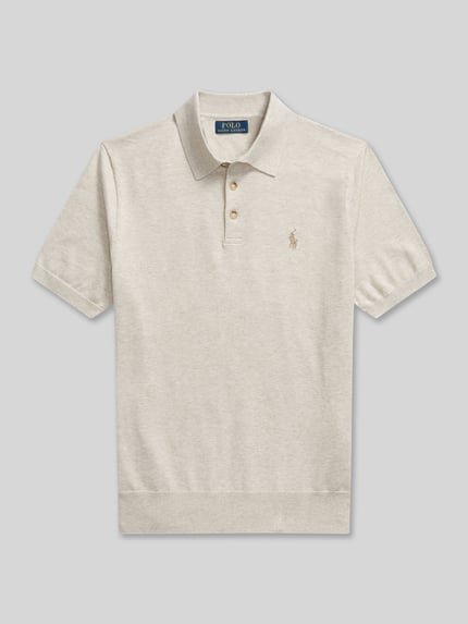 Polo Ralph Lauren Regular Fit Poloshirt aus reiner Baumwolle Beige 2