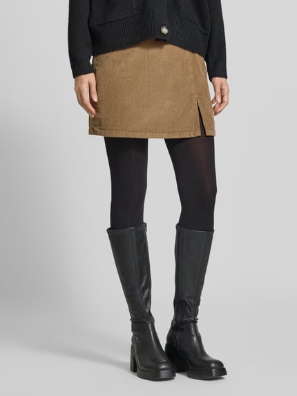 VERO MODA Nauwsluitende minirok van katoenmix model 'LULA' Zand - 4