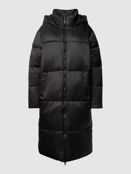 Jake*s Casual Steppmantel mit Kapuze Black 2