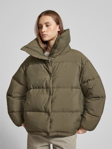 Calvin Klein Jeans Relaxed Fit Steppjacke mit Daunen-Feder-Füllung Mittelbraun 3