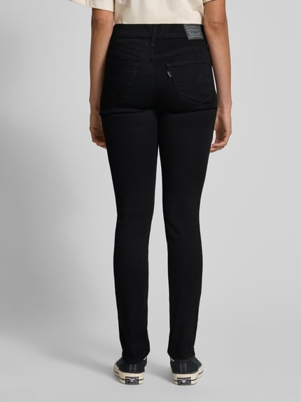Levi's® 300 Skinny Fit Jeans im 5-Pocket-Design Modell '311' Black 5