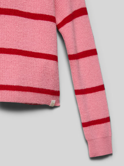 ONLY Regular Fit Strickpullover aus Viskose-Mix Modell 'FRANCA' Rosa 2