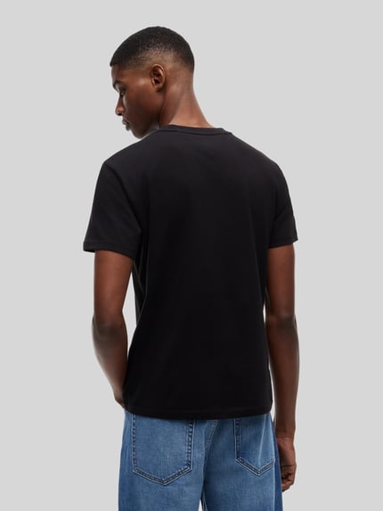 Tommy Jeans Slim Fit T-Shirts aus reiner Baumwolle im 2er-Pack BLACK 5