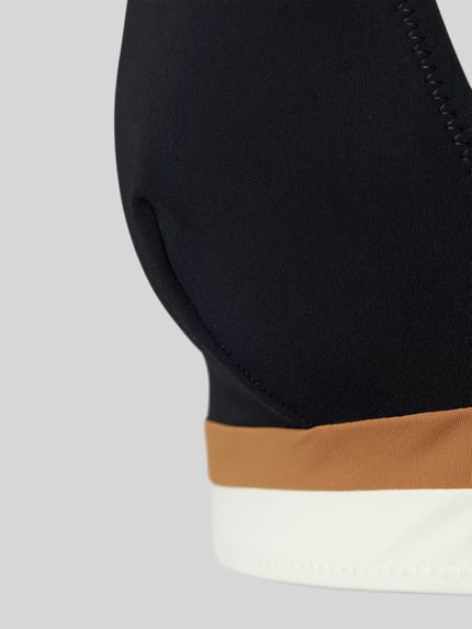 Banana Moon Bikinitop met elastische band, model 'DINO MONTECITO' Zwart - 2