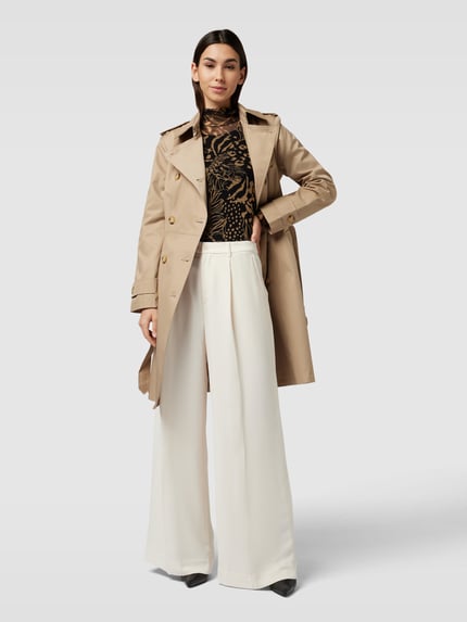 Lauren Ralph Lauren Stoffhose mit Bundfalten Offwhite 1
