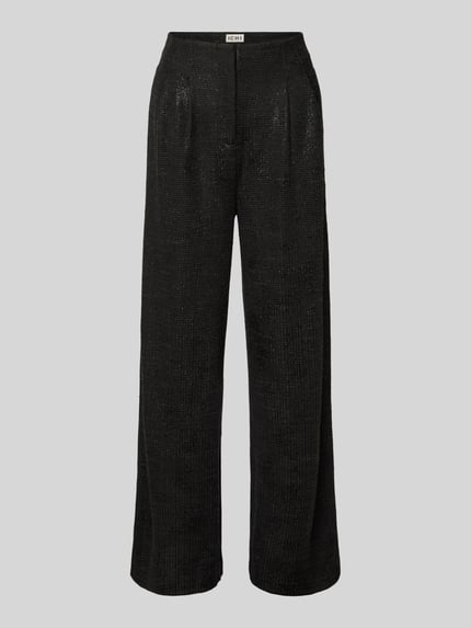 ICHI Stoffhose mit Gesäßtaschen Modell 'KATE' Black 2