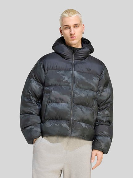 adidas Originals Regular Fit Steppjacke mit Logo-Detail Black 4