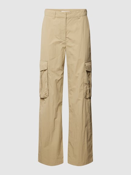 EDITED Hose mit Cargotaschen Modell 'Wallis' Lind 2
