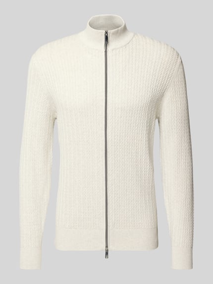 Gebreid jack met ritssluiting Shop The Look MANNEQUINE