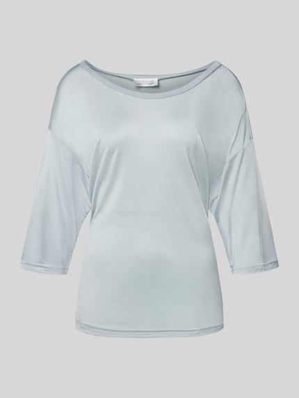 GUIDO MARIA KRETSCHMER WOMAN T-Shirt aus Viskose mit 3/4-Arm Modell 'SHARI' Hellblau 2