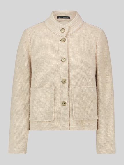 Betty Barclay Kurzblazer mit Stehkragen Beige 2
