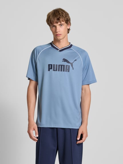 PUMA Performance Koszulka z nadrukiem z logo Jasnoniebieski 4