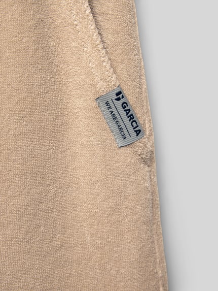 Garcia Sweatshort met elastische band Zand - 2