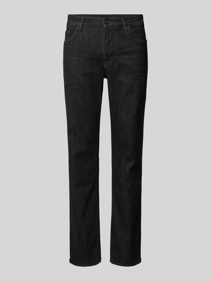 JOOP! JEANS regular fit jeans in effen design model 'Mitch' Zwart - 2