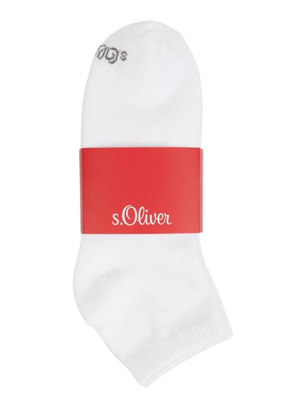 s.Oliver RED LABEL Socken in Melange-Optik im 4er-Pack Weiss 2