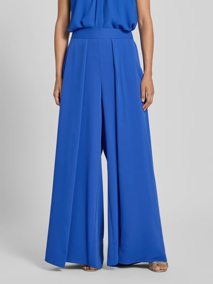 Rinascimento Stoffhose mit elastischem Bund Blau 4