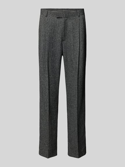 Pantalon met persplooi en Franse steekzakken Shop The Look MANNEQUINE